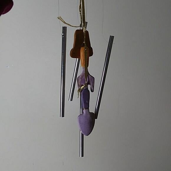 Nantucket Fairy House Watering Can Wind Chime Ceramic Garden Theme Gnome House - Picture 10 of 12